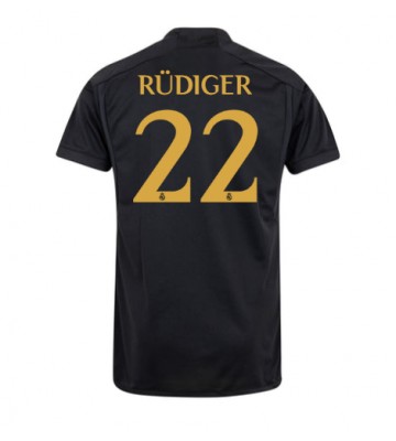 Maillot de foot Real Madrid Antonio Rudiger #22 Troisième 2023-24 Manches Courte